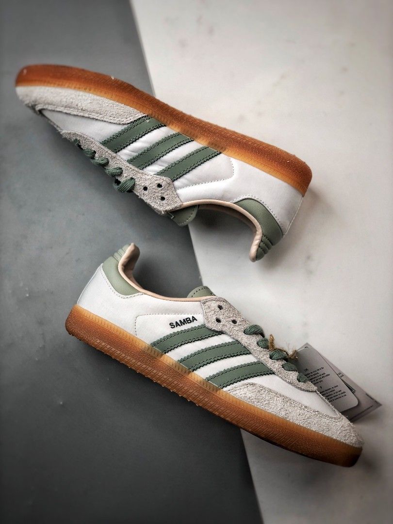 adidas gazelle silver green womens adidas Samba OG W ID0492 main image 1