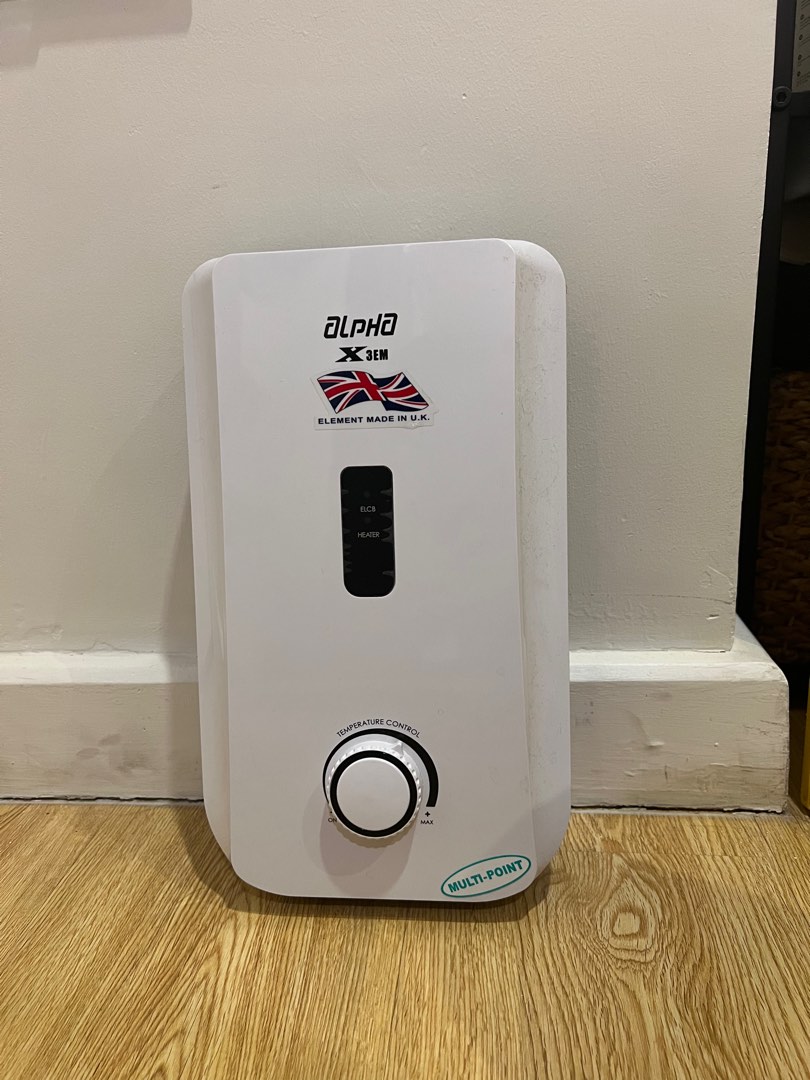 Alpha Multi Point Instant Water Heater X3EM, TV & Home Appliances