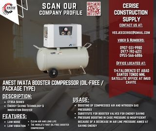Anest Iwata Booster Compressor