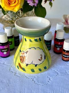 Aromatherapy /Wax Burner bundle with Essential Oils of your choice