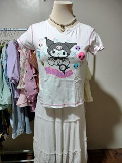 Baby Tee Kuromi / Y2k Kuromi Blouse Tee / Trendy Shirt
