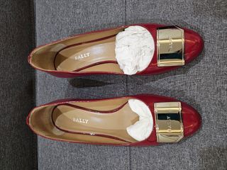 Bally Heline - red low heel shoes