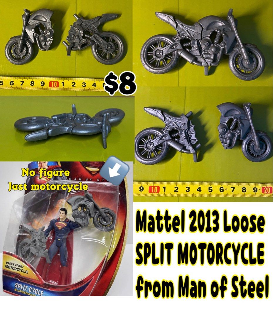 Bandai Power Rangers Black & White SPD Police Motorcycle⭐️ Superman Man ...