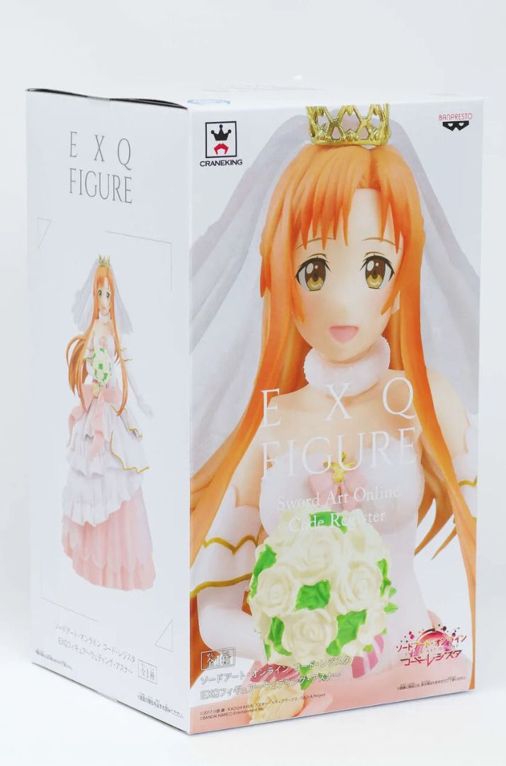 Banpresto EXQ Figure Sword Art Online Wedding Asuna, Hobbies & Toys