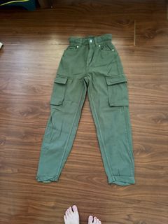 Bershka Green cargo pants