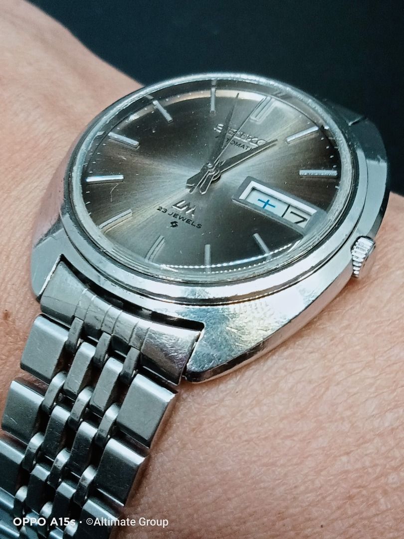 The See See 未開封 Late Morning Light カラー盤 Birthday Watch November 1972! Seiko 5606-7151 Lord Matic SUWA 23J