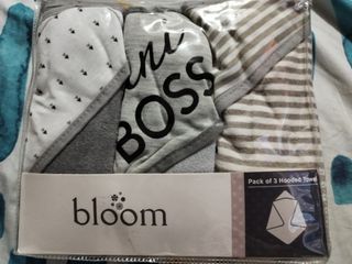 Bloom hooded towel pack of 3