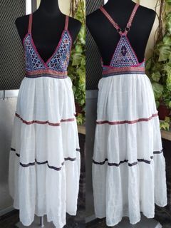 boho tribal maxi dress