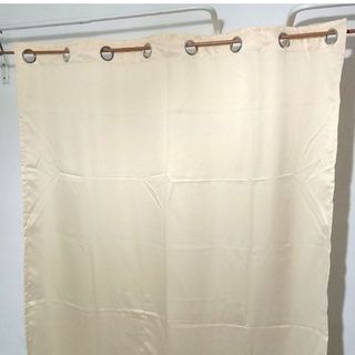 Brandless Single Silky Beige Curtain (Sale)