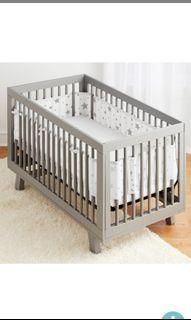 Breathable™ Mesh Liner for Full-Size Cribs, Classic 3mm Mesh, Starlight (Size 4FS Covers 3 or 4 Sides)