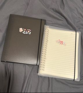 BUNDLE Binder Notebook with cute stickers