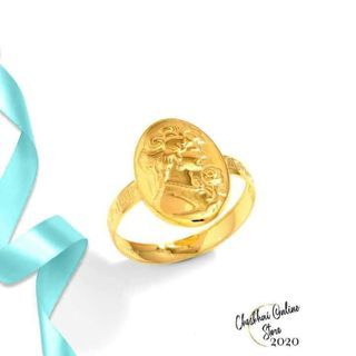 Cameo Ladies Ring in 18Karat Saudi Gold