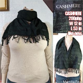 cashmere plaid scarf