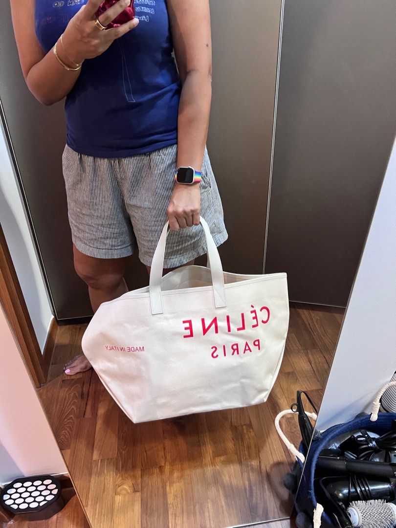 Celine canvas tote 2018 hotsell