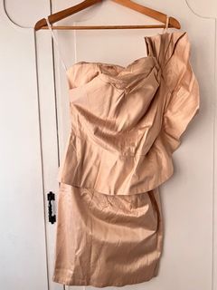 Champagne/Nude/ Beige Dress by Karimadon