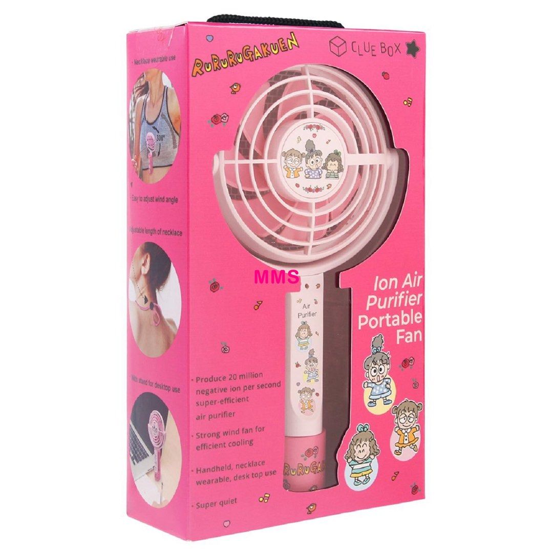 Clue Box ✖️ Sanrio character Rururugakuen 人氣負離子空氣淨化器 手提風扇