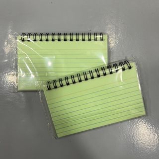Colored Index Card Notebook