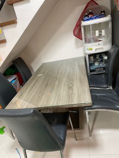 Dining Table with Chairs (5)