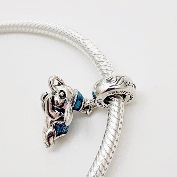 Disney Park pandora Flying Dumbo Dangle Charm