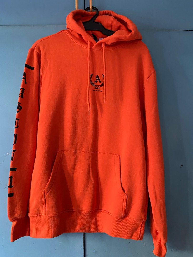 H&m orange hoodie clearance