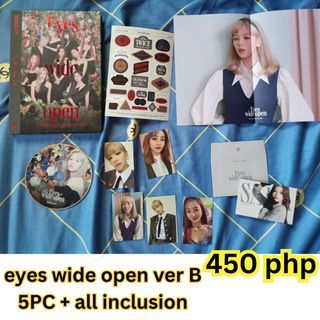 Eyes Wide Open B (ICSM) TWICE albums w/ official photocards & inclusions