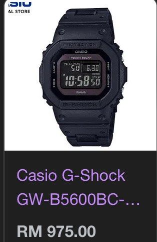 G Shock Gwb5000 New Design murah Men s Fashion Watches Accessories Watches on Carousell
