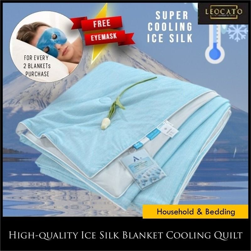 High Quality Ice Cool Blanket Summer Quilt Furniture Home Living Bedding Towels on Carousell