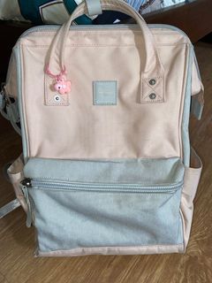 Himawari doughnut laptop backpack 13” pink and gray