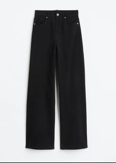 H&M Wide Twill Trousers