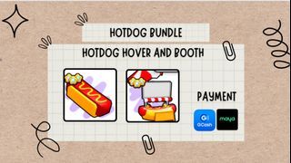 Hotdog hoverboard and booth (Pet simulator 99)