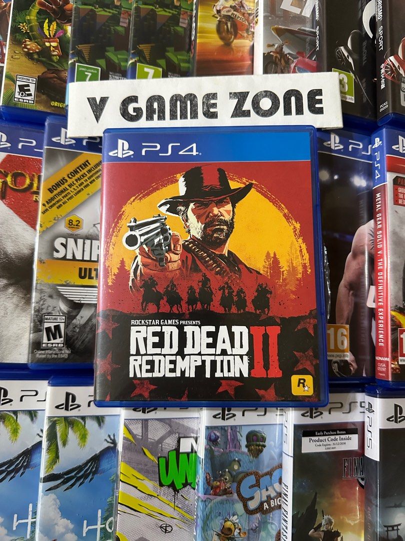 RDR2 Red Dead Redemption 2 RDR - PS4 PS5 Used Games Orignal CD Physical  Game Disc, Video Gaming, Video Games, PlayStation on Carousell