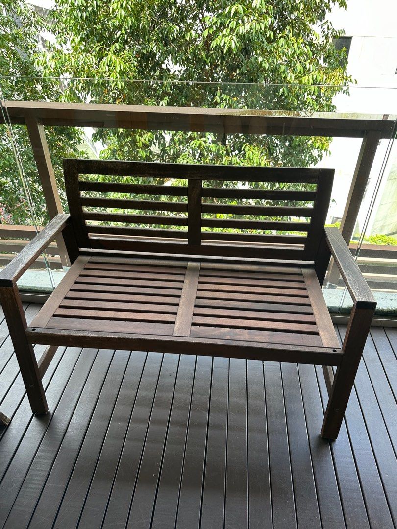 Ikea äpplarö bench with backrest outlet