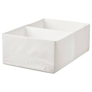 Ikea 'Stuk' Storage Box with compartment White