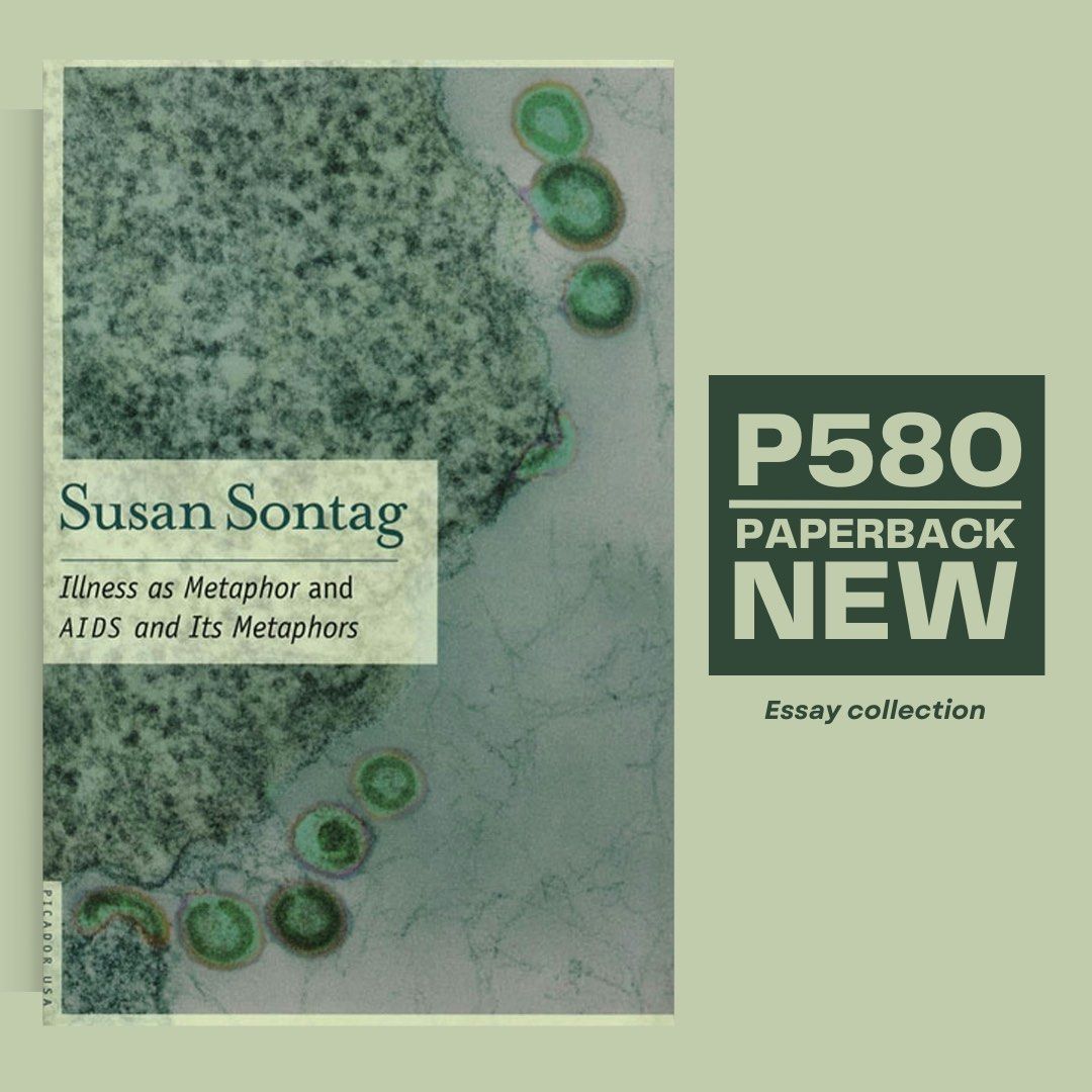 Illness as Metaphor by Susan Sontag (Category: Storybooks) located in Mandaluyong City. Submitted by bookendsbeginnings (Listing ID 1303539984, Image 1). Description: Please refrain from asking if our books are original—we only sell AUTHENTIC copies, NO REPRINT. Check us out on INSTAGRAM @bookendsbeginnings 📸 .