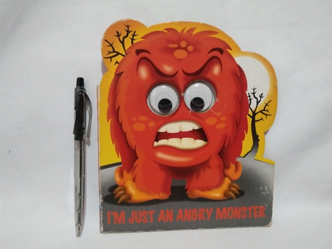 I'M JUST AN ANGRY MONSTER (Category: Children's Books) located in Quezon City. Submitted by sky_bookstore (Listing ID 1303518735, Image 1). Description: Board Book Note: We sell pre-loved books. Some books may have minor flaws, such as shelf wear, creases and other common signs of usage. Location: Sauyo, QC.