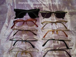 JAPAN eye glasses frame offer