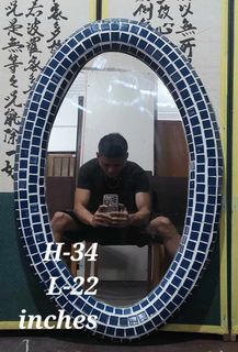 Japan Surplus - Wall Mirror  with Tiles Deaign