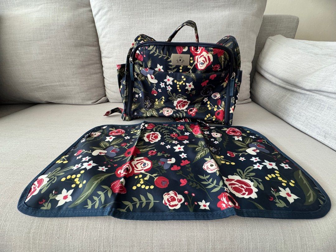 JuJuBe Midnight Posy Convertible Bag Babies Kids Going Out Carriers Slings on Carousell