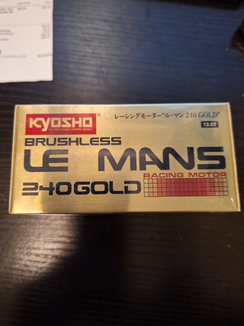 Kyosho 37034 Le Mans 240 Motor Sin Escobillas 13.5T Para 4WD, Piezas RC De Alta Calidad Para Competición