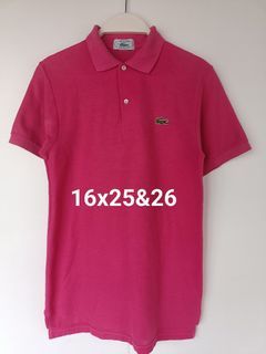 Lacoste Vintage Polo Shirt for Women (Pink)