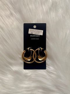 Mango Gold Hoop Earrings