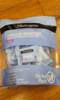 Neutr0gena makeup remover towelletes