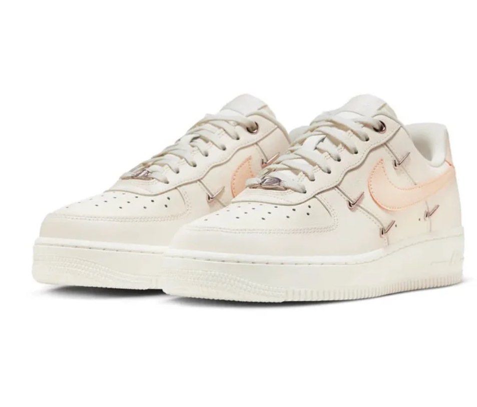 Air force 1 rose gold swoosh new arrivals