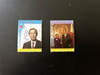 Philippines Stamps : 2008 UN Day Secretary Visit
