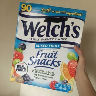(Php 25 per 22.7 g pouch) Welch's mixed fruit fruity snacks gummies gummy candy candies snack (exp: Nov. 14, 2024)
