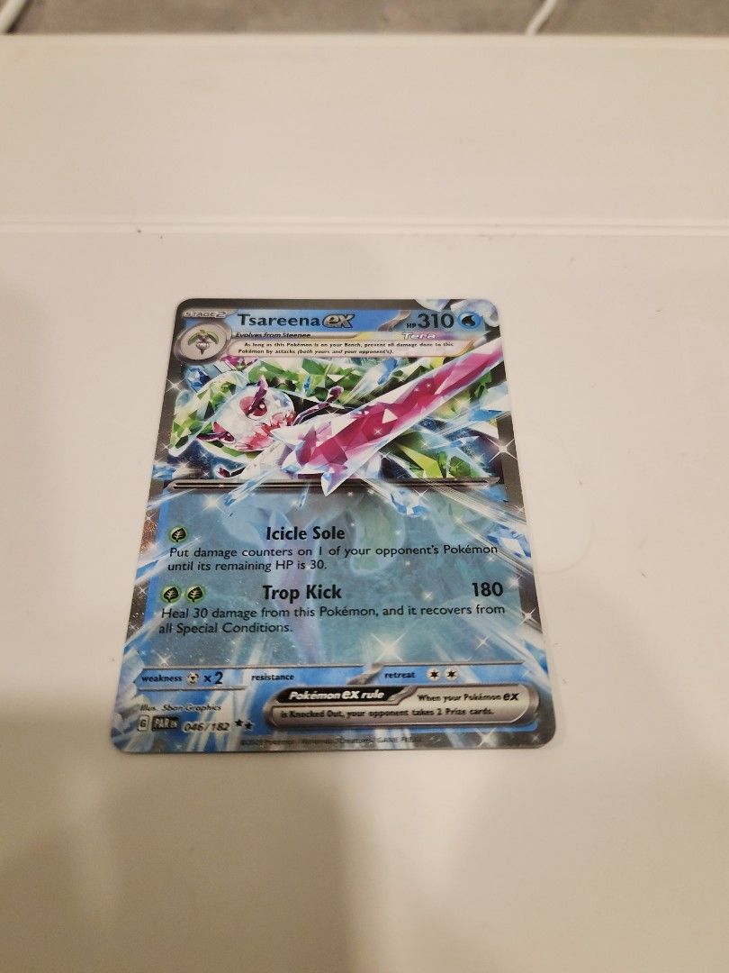Pokemon cards Paradox Rift Tsareena ex #046/182, Hobbies & Toys, Toys & Games on Carousell Pokemon cards Paradox Rift Tsareena ex #046/182, Hobbies & Toys, Toys & Games on Carousell