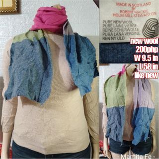 pure new wool scarf