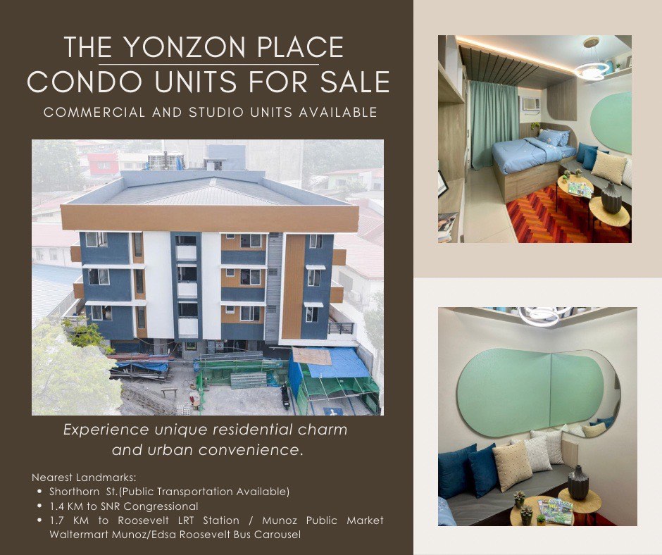 Quezon City Project 8 Studio Condominium For Sale near Congressional