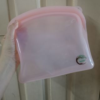 Microwave and Freezer Safe Reusable Silicone Bag for Storage, Organization or Snack Baon