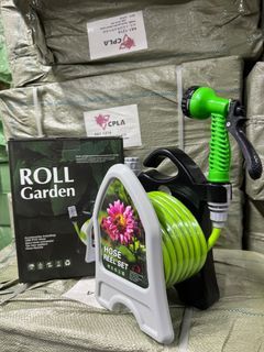 Roll garden hose reel set 10m